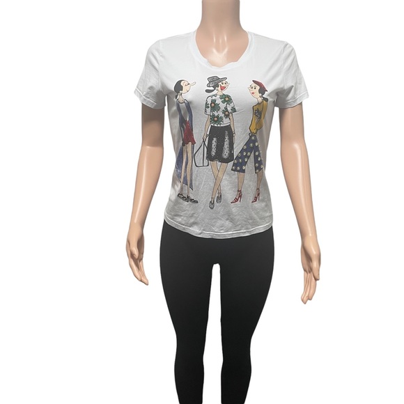 Izevus Short Sleeve Top White Size L - Picture 3 of 7